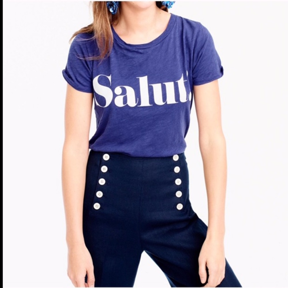 J. Crew “salute!” Tee